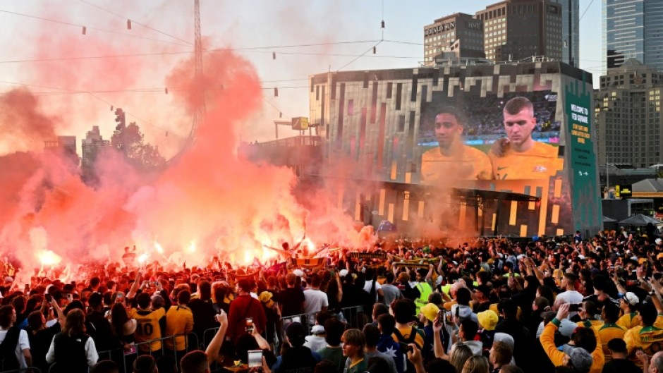 Australian Socceroos fans have been accused of unruly behaviour at previous watch parties in Melbourne's Federation Square