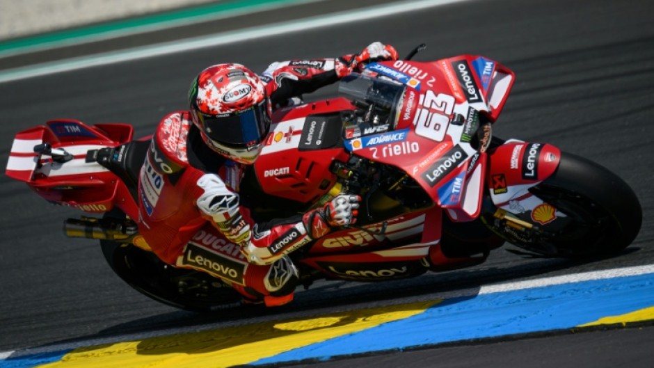 Francesco Bagnaia took his first pole position of the season