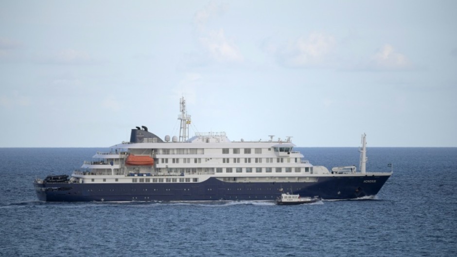 The hantavirus-stricken cruise ship MV Hondius leaves Tenerife on May 11, 2026