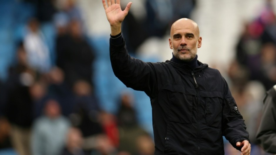 Pep Guardiola's Manchester City are battling Arsenal for the Premier League title
