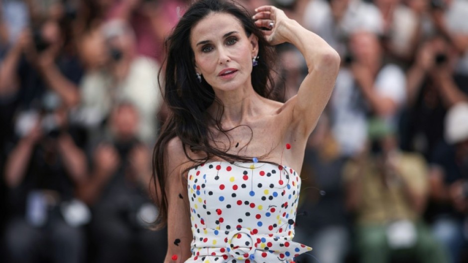 Hollywood star Demi Moore, who is on the jury at the Cannes Film Festival