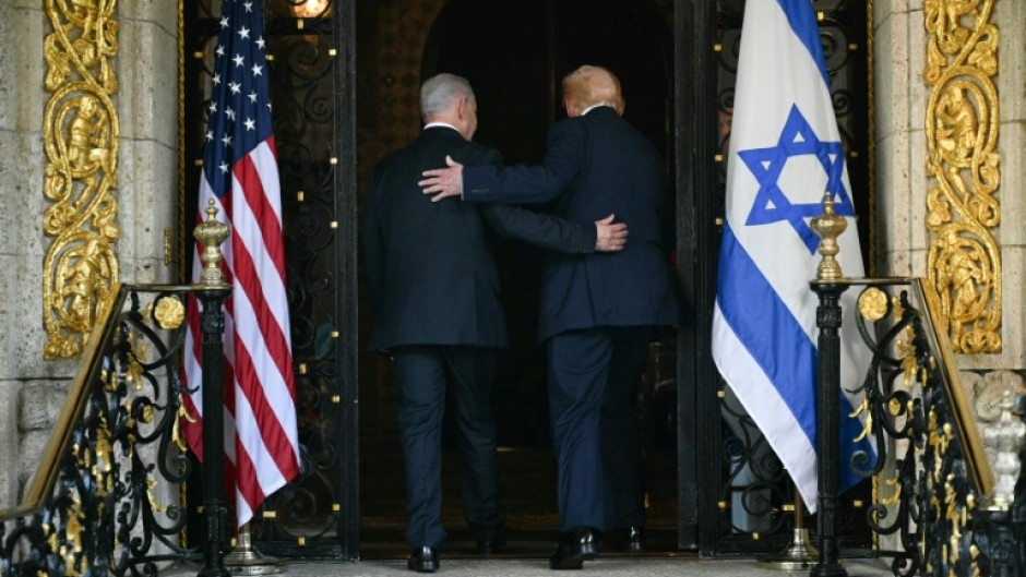 Israeli Prime Minister Benjamin Netanyahu visits US President Donald Trump in Florida in December 2025