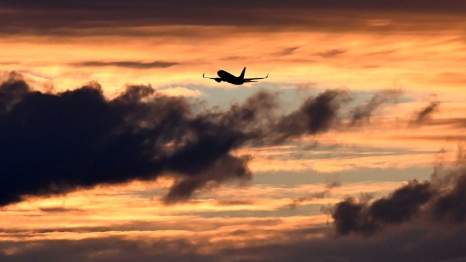 A photo taken on May 7, 2026 shows a Qantas Boeing 737 departing Melbourne's Tullamarine Airport