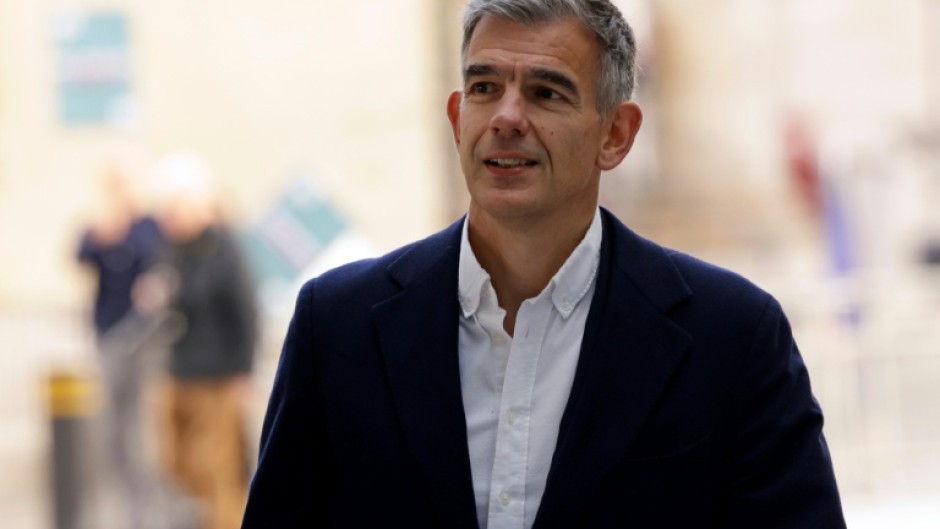 New BBC director general Matt Brittin arrives at the BBC's central London headquarters