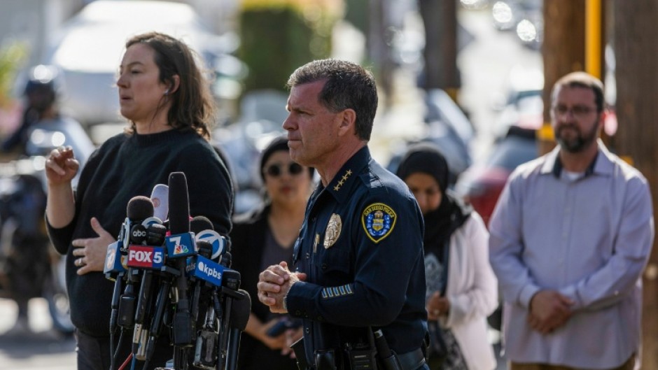 San Diego Police Chief Scott Wahl said a security guard was one of the three men killed in the attack