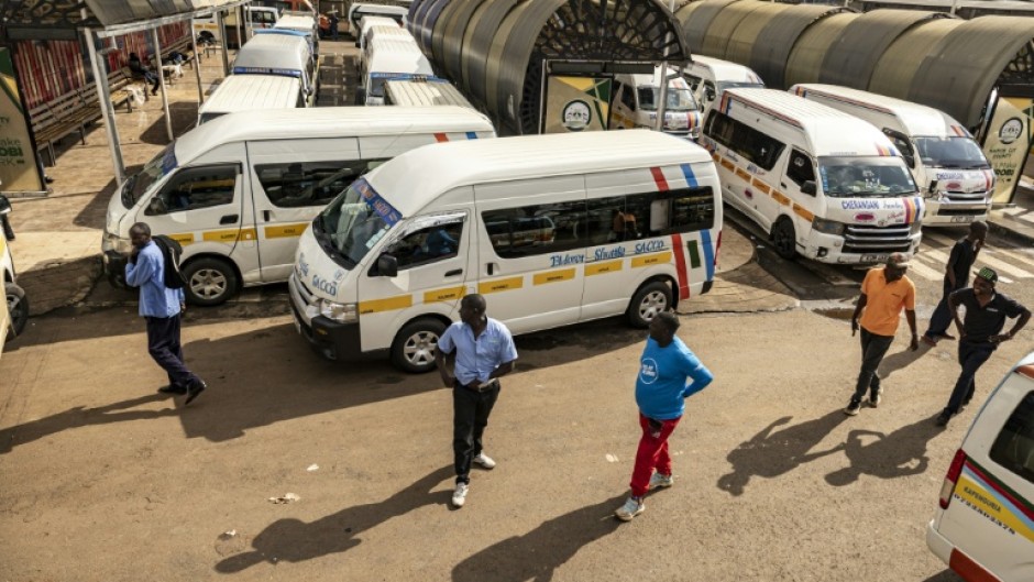 Public transport has been badly hit