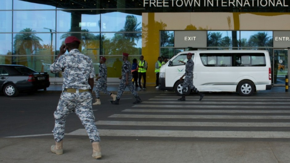 Police, medics and government officials were on hand to receive the migrants