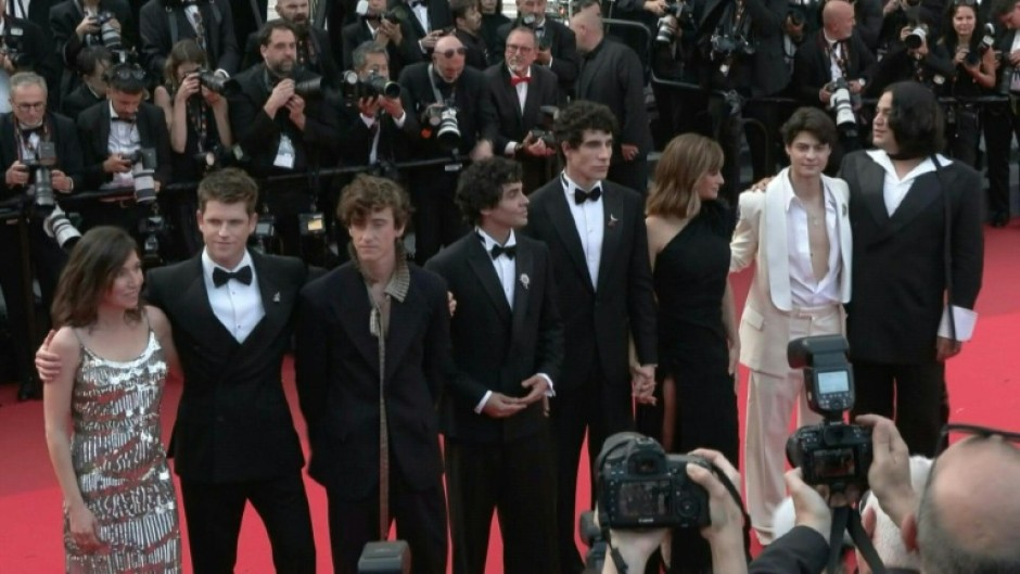 Cannes: Penelope Cruz walks red carpet with cast of 'La Bola Negra'