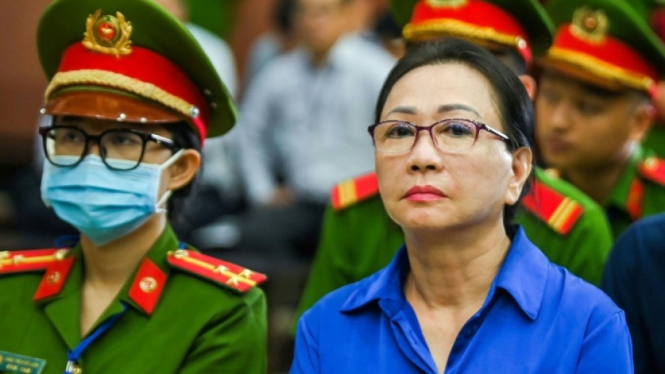 Truong My Lan (right) was initially sentenced to death, but now faces life in prison after Vietnam abolished capital punishment