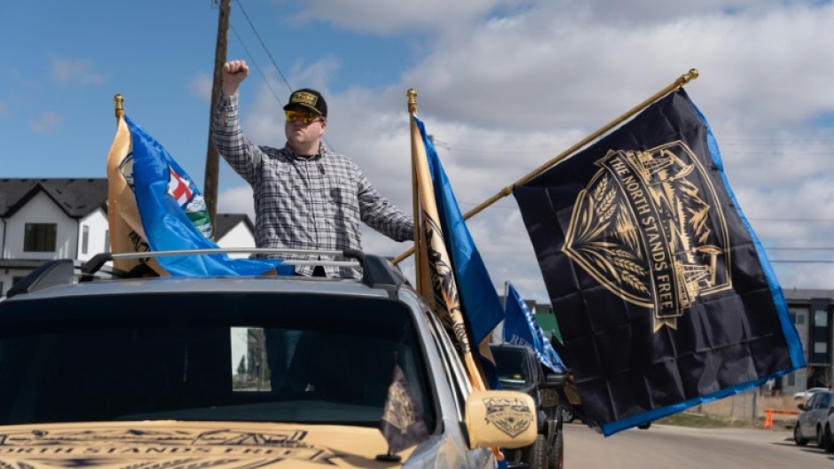 Alberta separatists rallied in the provincial capital Edmonton earlier this month