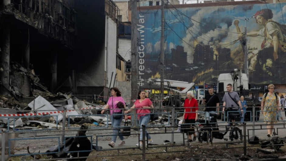 Multiple buildings were damaged in the strikes