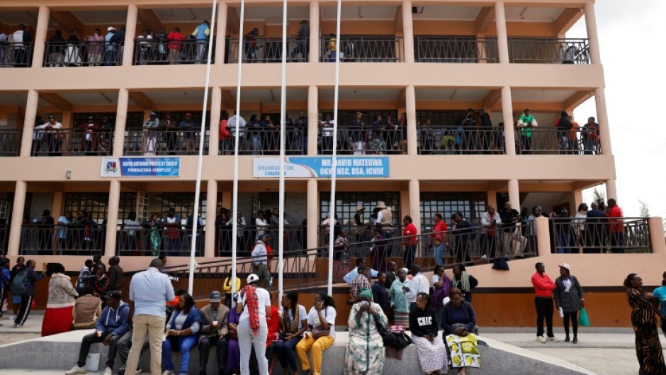 Parents were kept outside the school buildings by authorities as investigators raced to identify the victims of the fire