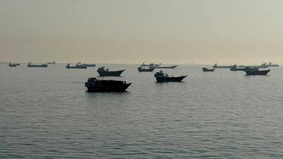 The blockaded Strait of Hormuz has been a key point of contention in negotiations to strike an initial peace deal