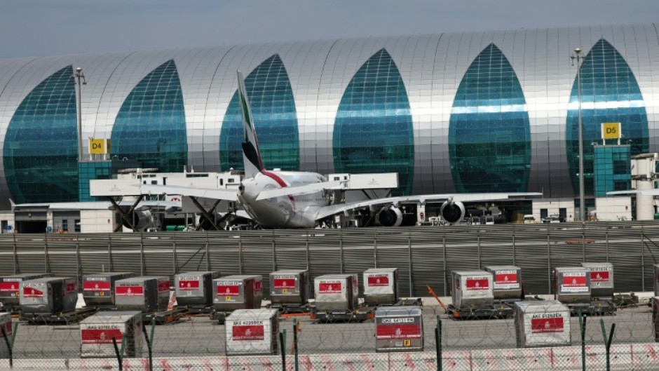 Flights to and from Dubai's main airport, the world's busiest international hub, have been curtailed during the Mideast war