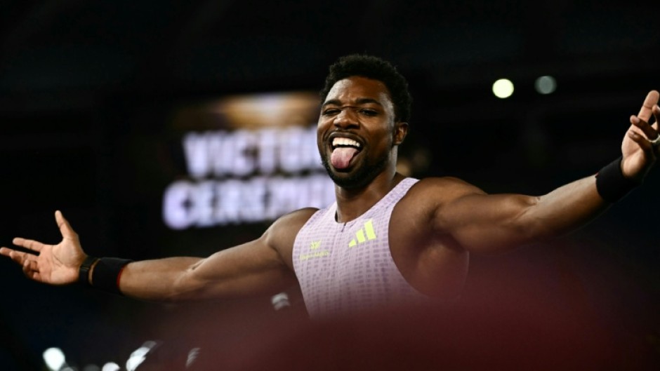 Noah Lyles had won his first race of the season in Tokyo two weeks ago in 9.95sec