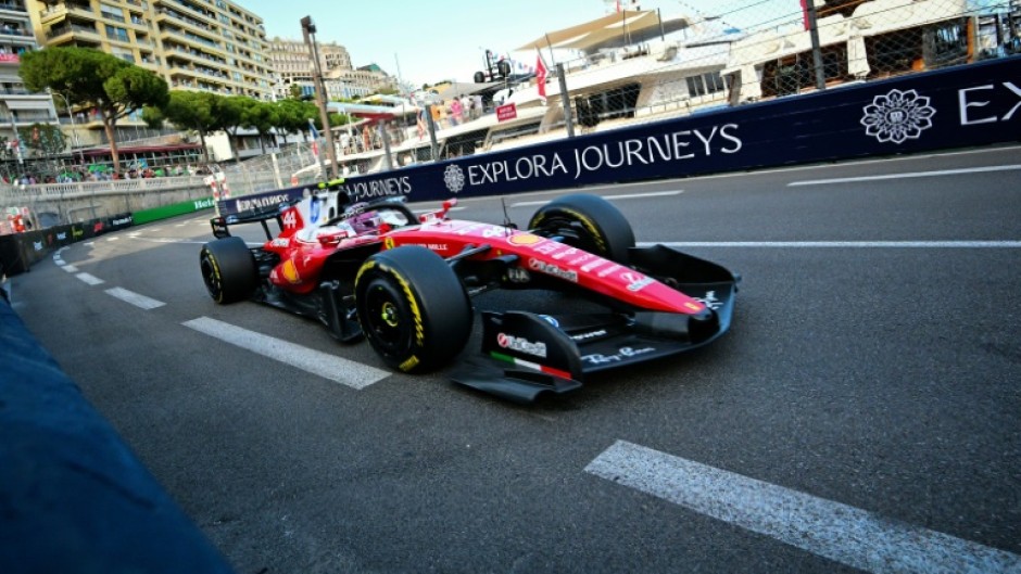 Ferrari's Lewis Hamilton topped practice