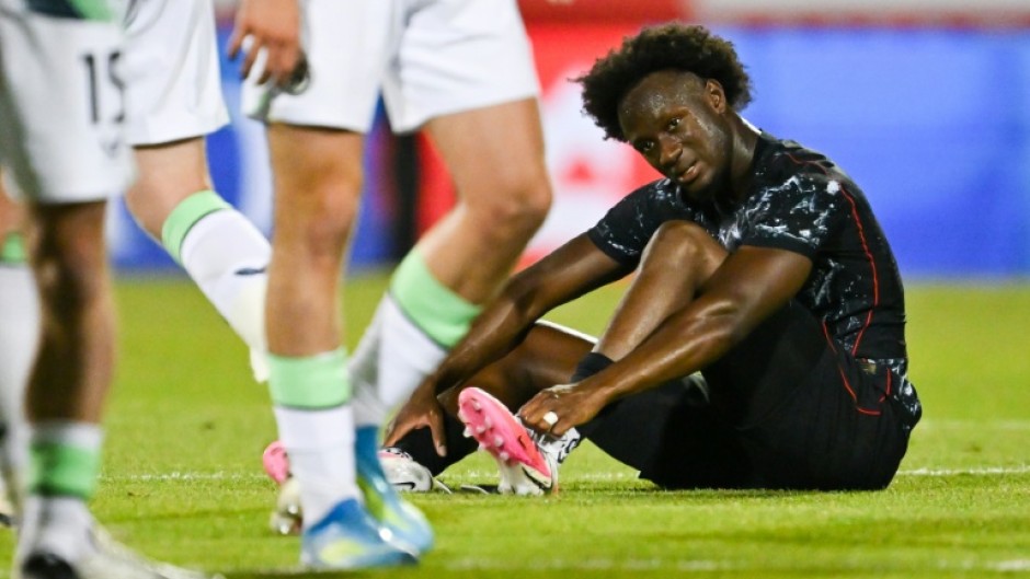 Ismael Kone had a shot deflected wide as Canada were held to a draw by Ireland
