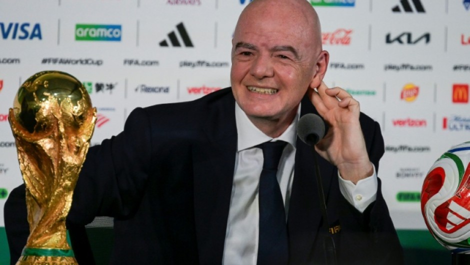 FIFA President Gianni Infantino gave a defiant press conference on the eve of the World Cup