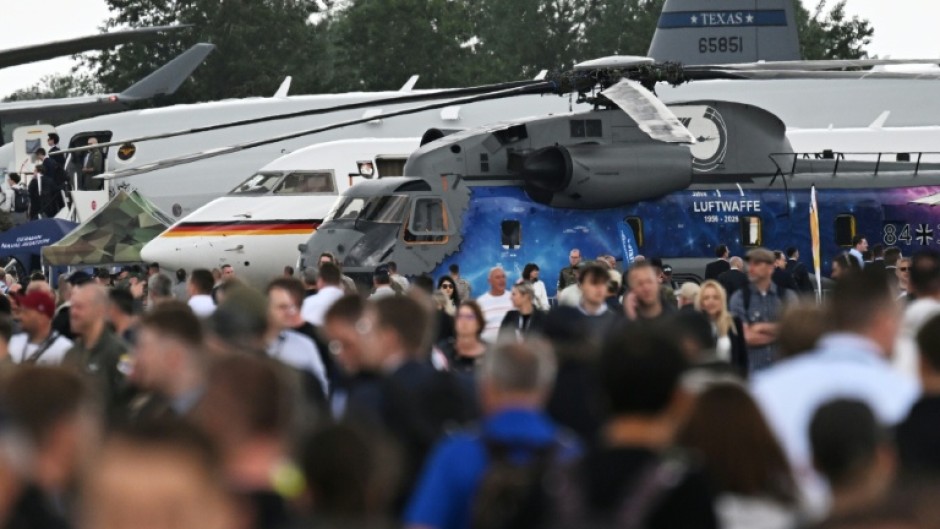 The International Aerospace Exhibition (ILA) opened Wednesday in Schoenefeld near Berlin