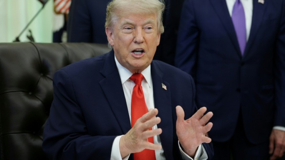 US President Donald Trump speaks in the Oval Office of the White House on June 11, 2026