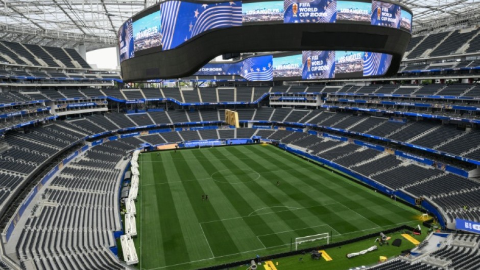 Branding for companies that are not FIFA sponsors have all been covered or removed at Los Angeles Stadium, normally known as SoFi Stadium, ahead of the 2026 World Cup
