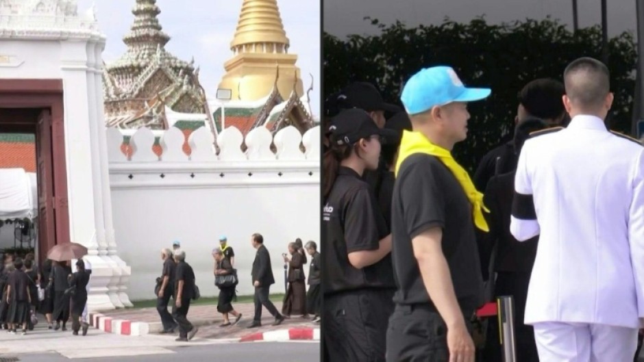 Crowds pay respects to late Thai Princess at Bangkok Grand Palace