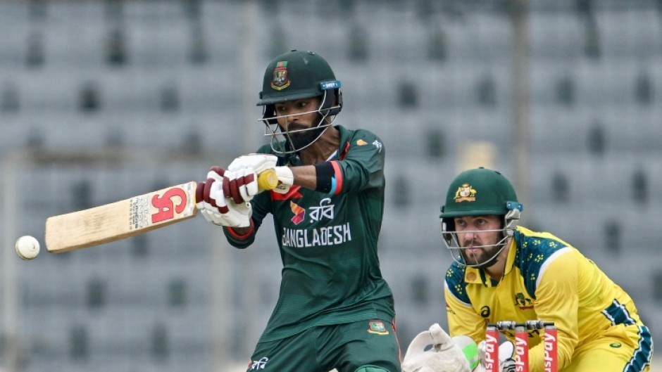 Bangladesh's Towhid Hridoy struck a composed 83 as the hosts reached 274-5 in the third one-day international cricket match against Australia at the Sher-e-Bangla National Stadium