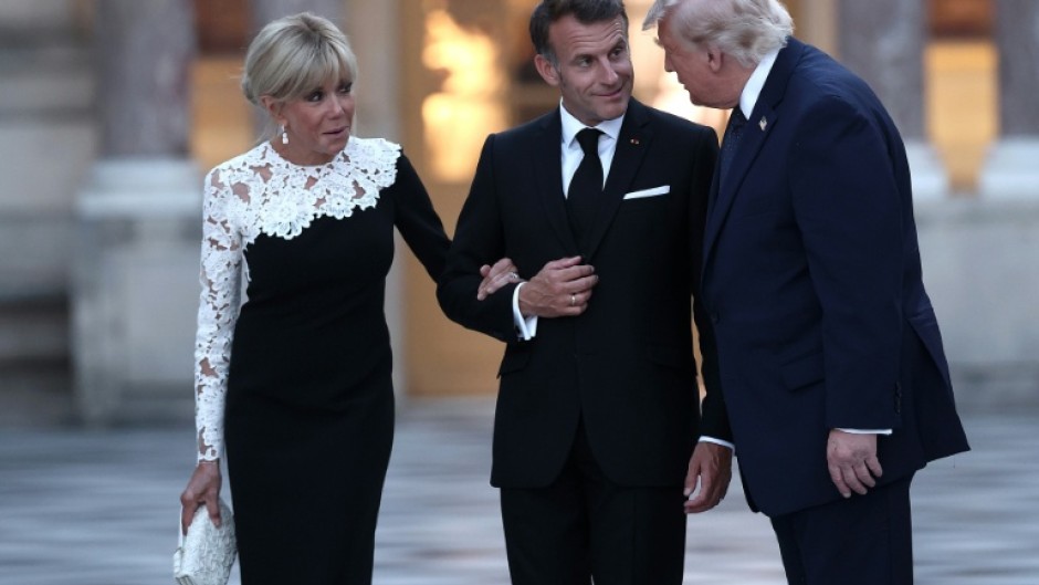 Trump signed the deal at the Palace of Versailles