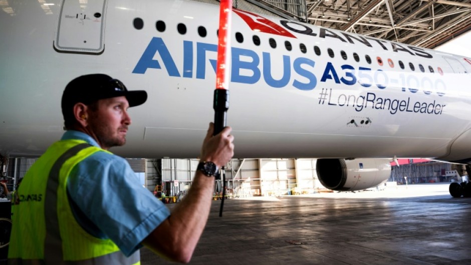 The Airbus A350-1000ULR is a variant of its popular A350 plane with an extra rear fuel tank allowing it to fly very long distances