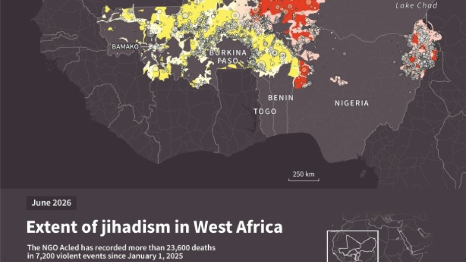 Extent of jihadism in West Africa
