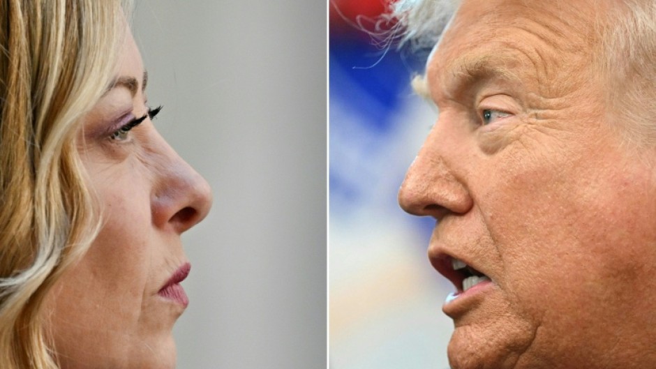 Meloni said she was 'stunned' by Trump's comments, which she dismissed as 'made up'