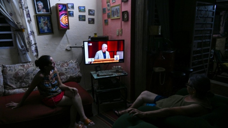 A Cuban family watched President Miguel Diaz-Canel discuss a major package of free-market reforms announced on June 18