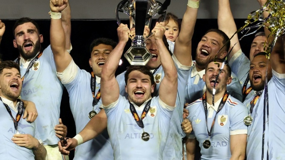 Antoine Dupont captained France to this year's Six Nations triumph