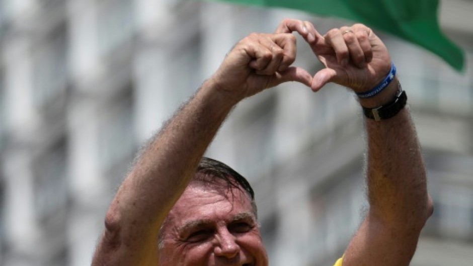 Brazil's yellow and green jerseys were co-opted years ago by conservatives loyal to former president Jair Bolsonaro, seen here
