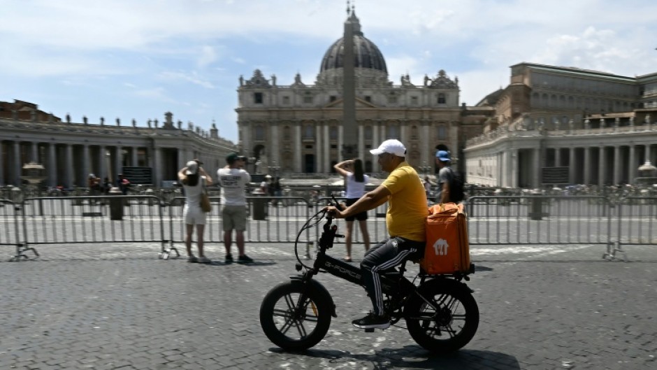 Food delivery riders often work 10-hour shifts to earn 30-70 euros per day, depending on the orders