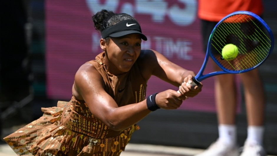 Japan's Naomi Osaka needed just 59 minutes to reach the WTA Bad Homburg semi-finals