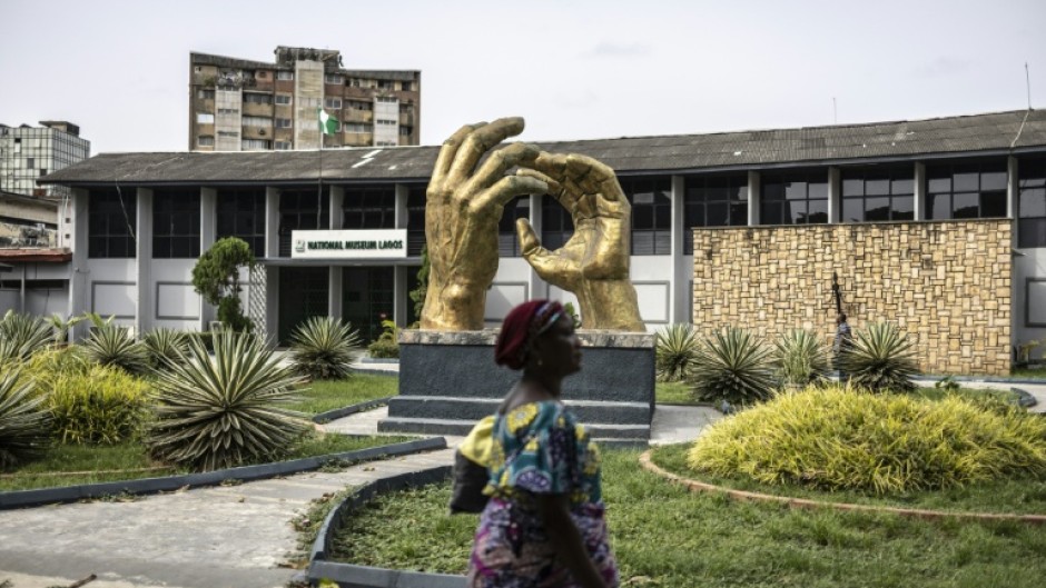 A visitor walks past the National Museum in Lagos on April 23, 2026