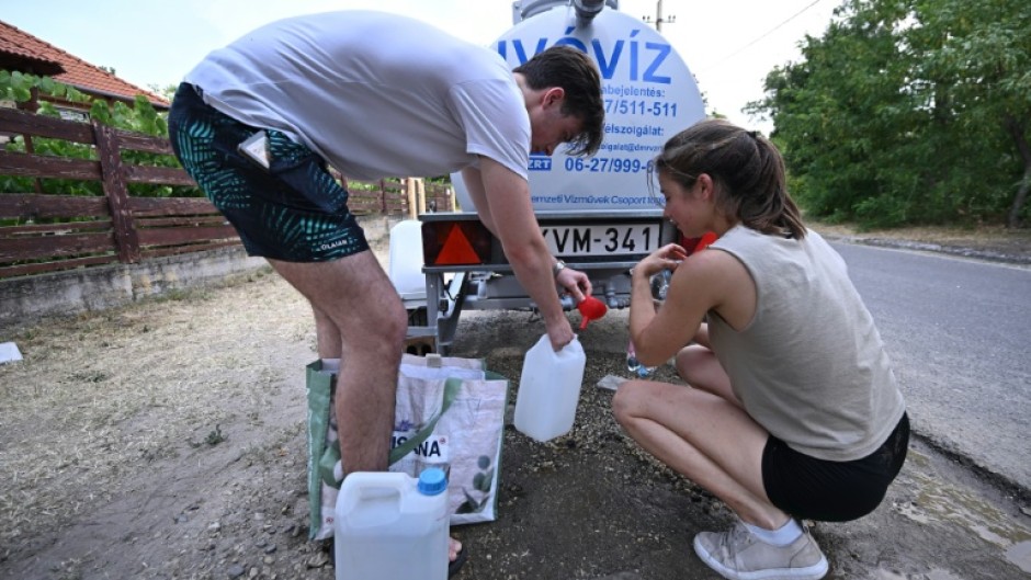 Residents are relying on water trucks delivering supplies