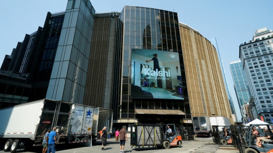 Forklifts and trucks have been moving supplies into Madison Square Garden fueling speculation of a mega-bash for the A-list celebrity couple Taylor Swift and Travis Kelce