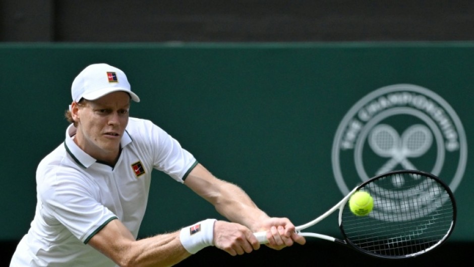 Italy's Jannik Sinner saw off Portugal's Nuno Borges in the Wimbledon second round