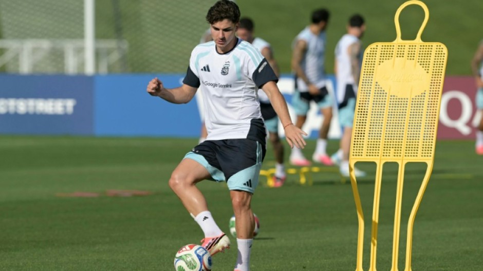 Argentina forward Julian Alvarez has been the subject of heavy interest from Barcelona and Joan Laporta says there is a bid on the table