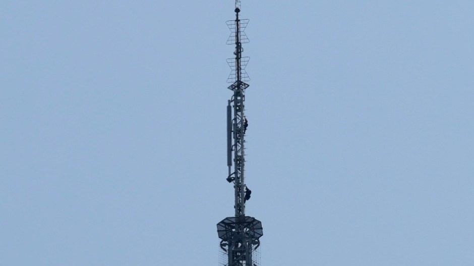 The Empire State Building is 1,454 feet (443 meters) tall