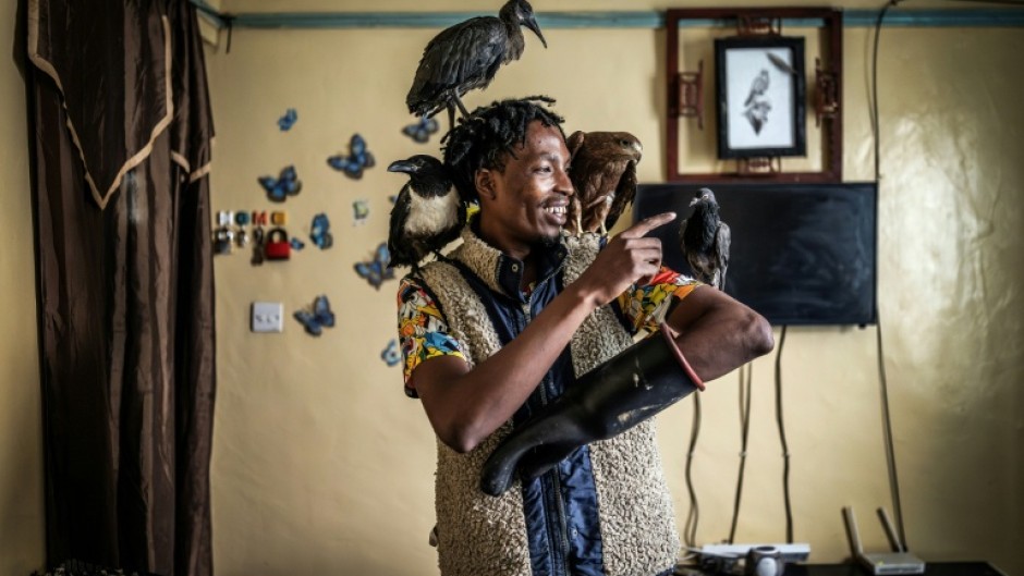 'Birdman' Rodgers Oloo Magutha has become an internet hit