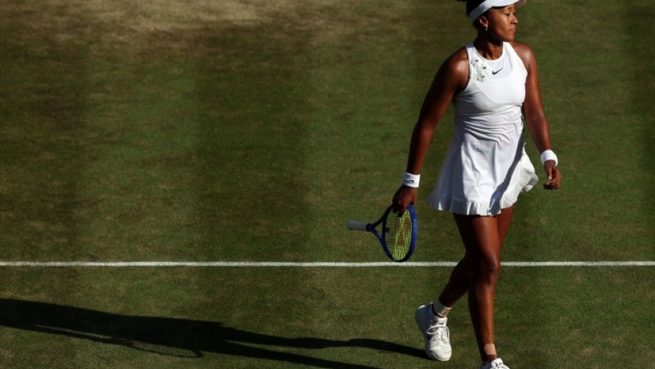 Naomi Osaka bowed out of Wimbledon at the quarter-final stage