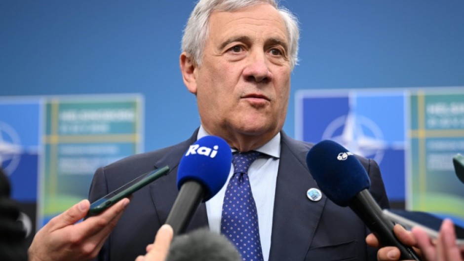 Italy's Foreign Minister Antonio Tajani accused Russia of engaging in hybrid warfare