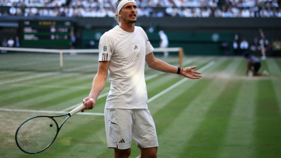 Germany's Alexander Zverev was beaten by Jannik Sinner in the Wimbledon final