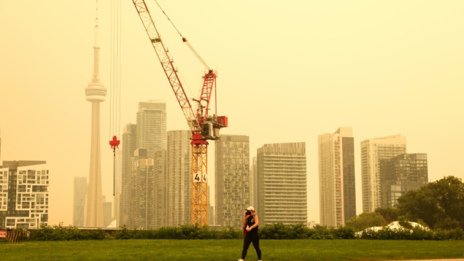 People in Canada's largest city are urged to stay indoors as Toronto sees some of the world's worst air quality