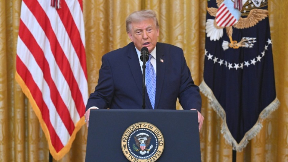 US President Donald Trump addresses the nation from the White House, alleging 'shocking vulnerabilities' in the country's electoral system