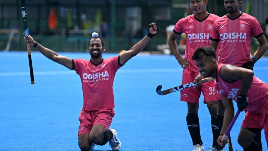 Hardik Singh (left) trains with the India squad in Bengaluru. "Every nation has a time and I believe India has arrived," says the 27-year-old