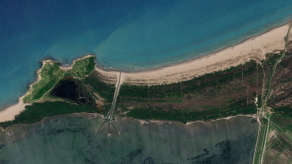 The coastal area is home to turtle and bird species